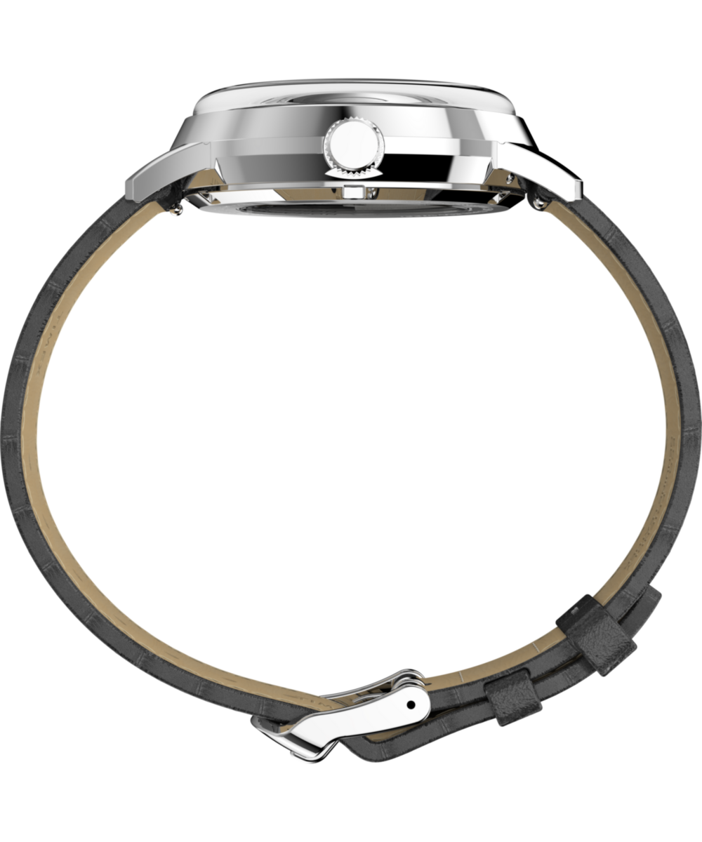 Marlin® Automatic 40mm Leather Strap Watch